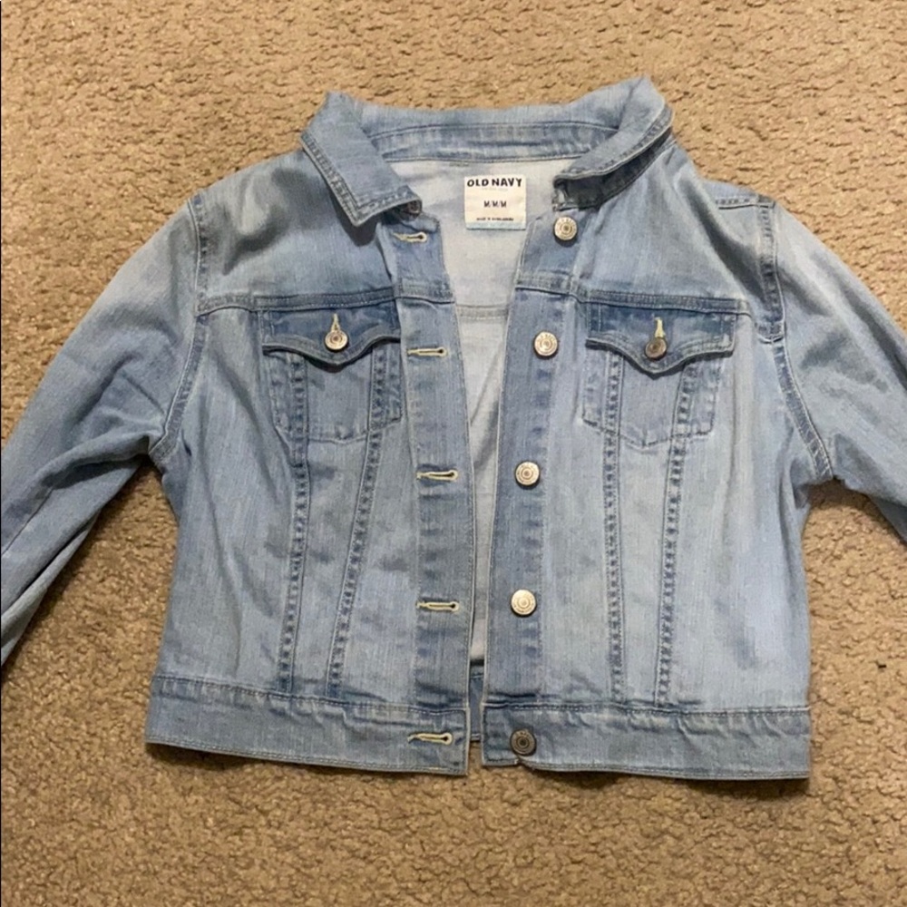old navy denim jean jacket (brand new!!)
